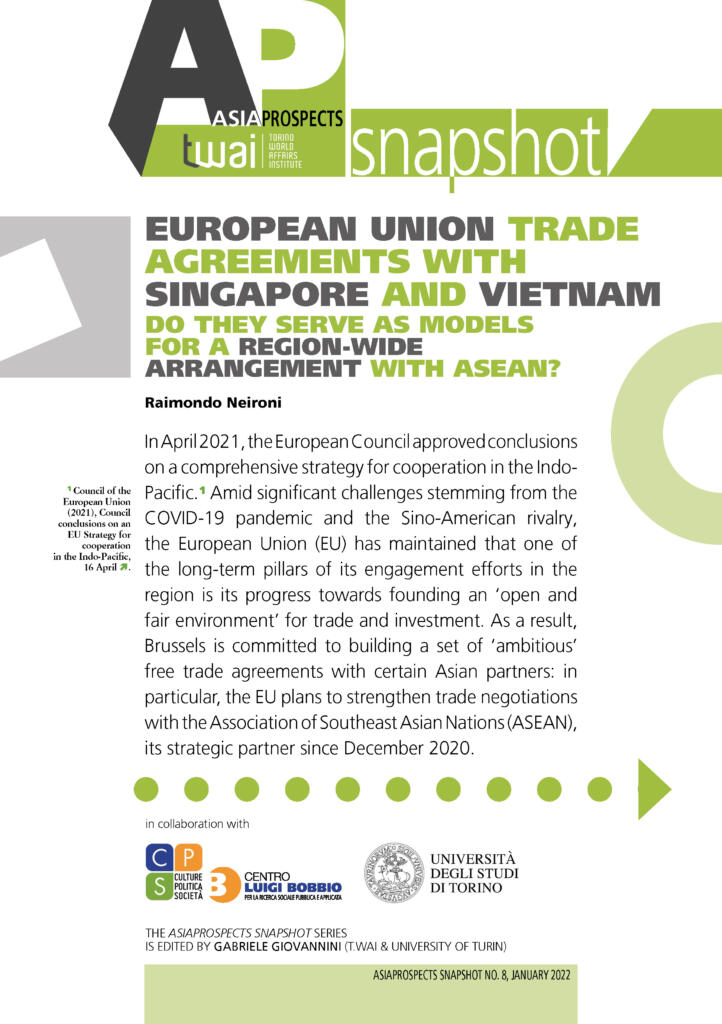 EU trade Singapore Vietnam