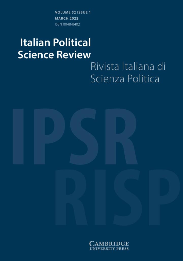 Italian Political Science Review / Rivista Italiana di Scienza Politica