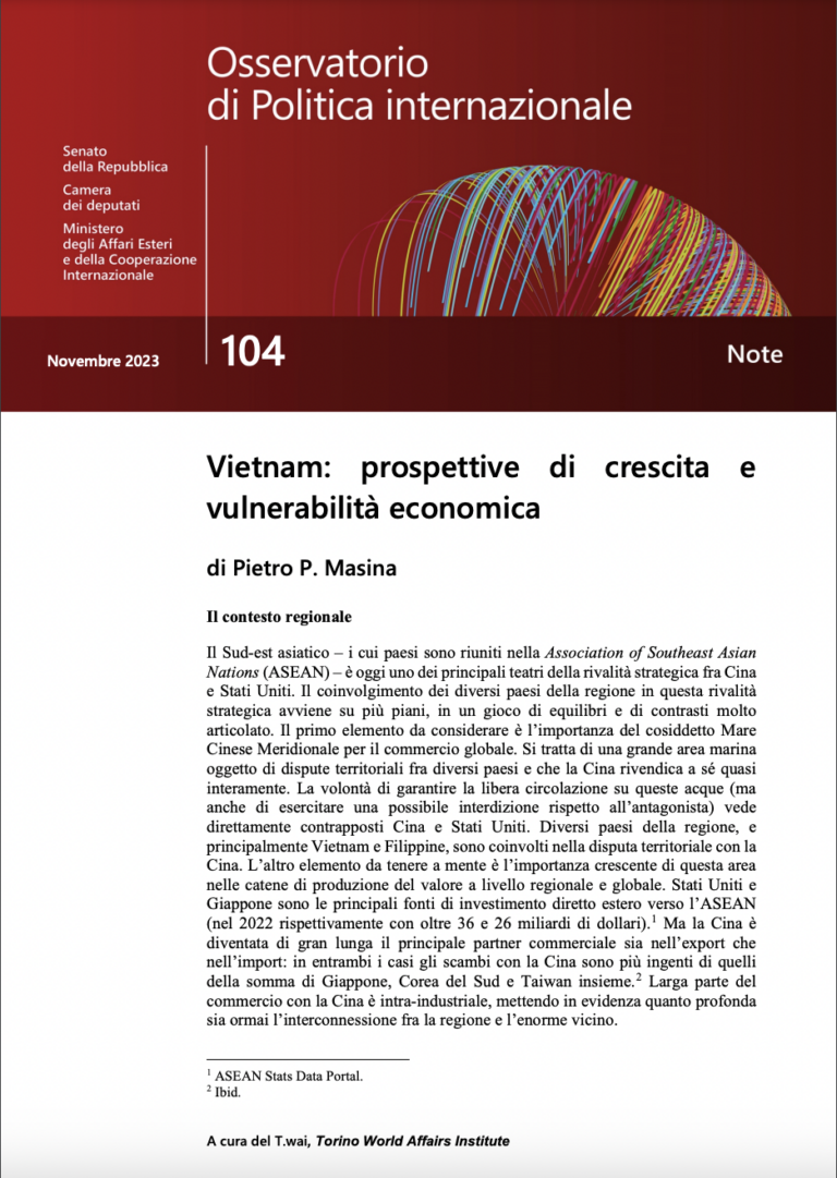 Vietnam: prospettive di crescita e vulnerabilità economica