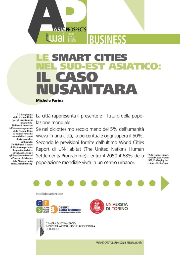 Le smart cities nel sud-est asiatico: il caso Nusantara